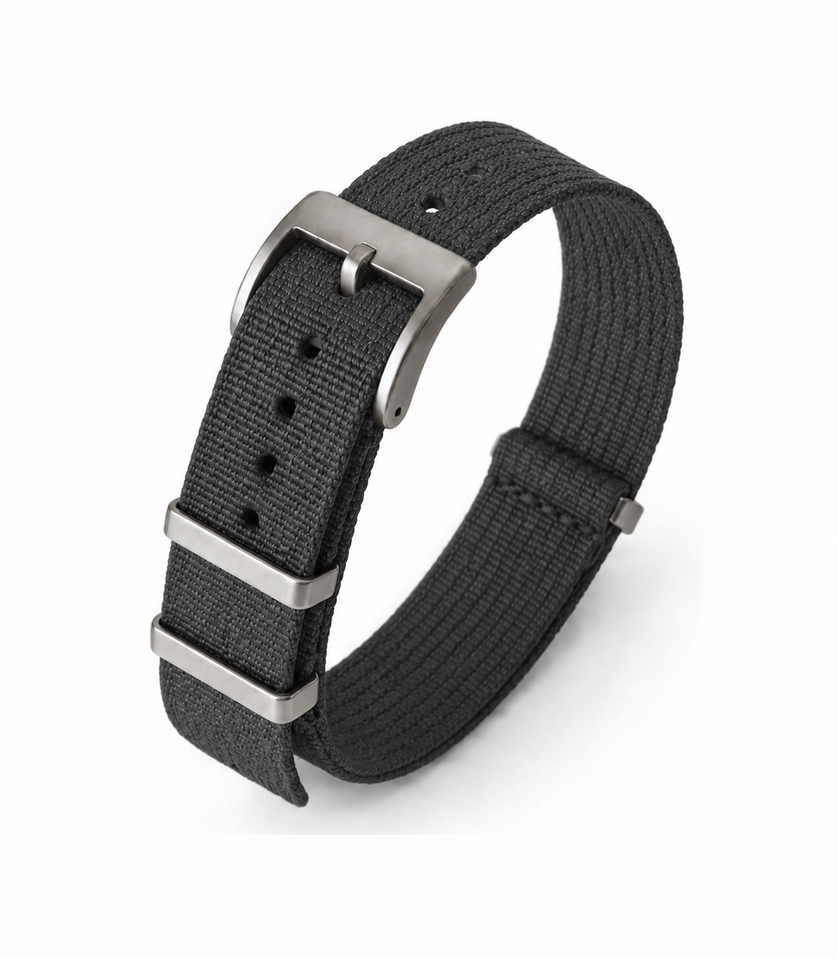 UHRENARMBAND 18MM NATO VINTAGE - DUNKELGRAU – Bild 2